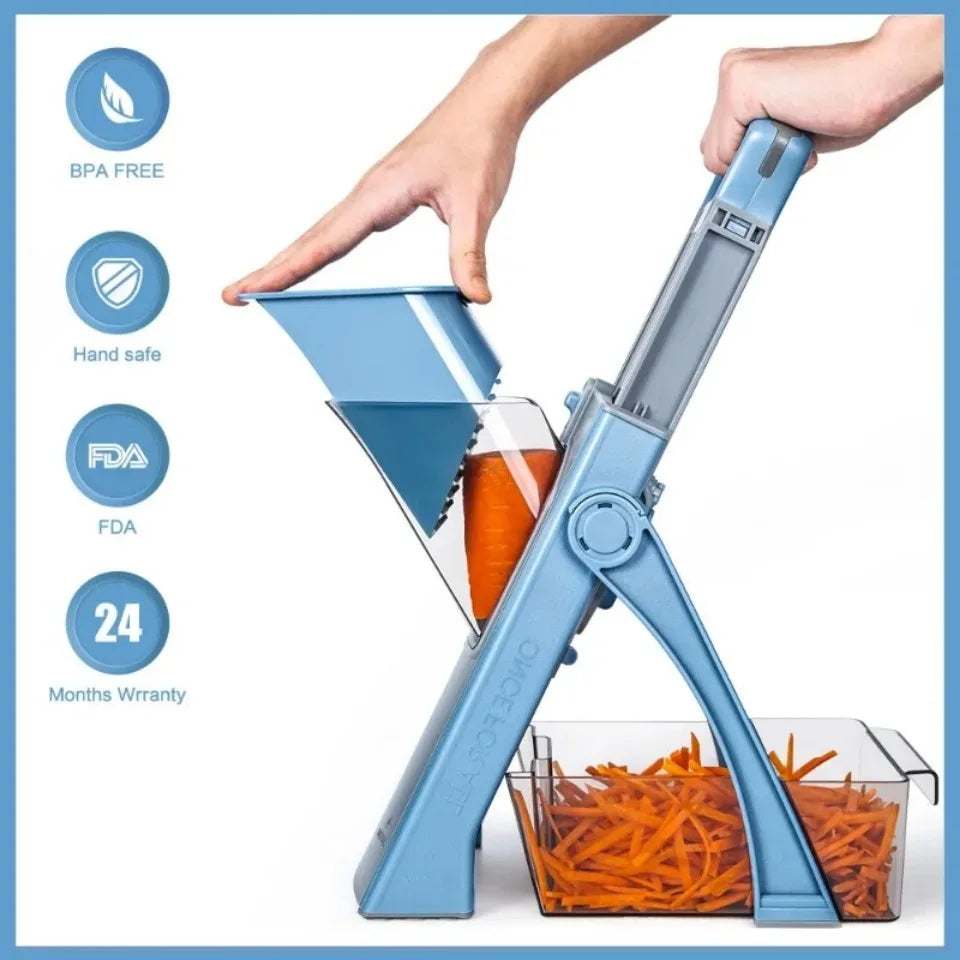Multifunctional Kitchen Vegetable Cutter Chopper Adjustable Blade Slicer Cooking Gadge Knifes Cutting Kitchen Tool Accessories