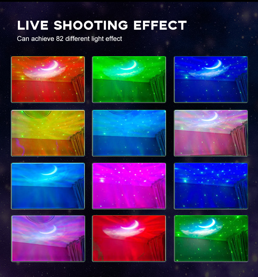 Astronaut Galaxy Night Light Stars Projector