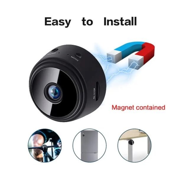 WiFi Mini Camera HD 1080p Wireless Video Recorder Voice Recorder Security Monitoring Camera