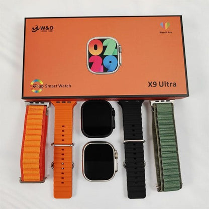 X9 Ultra Smart Watch: Elevate Your Style with Dual Strap Premium Quality
