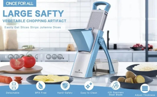 Multifunctional Kitchen Vegetable Cutter Chopper Adjustable Blade Slicer Cooking Gadge Knifes Cutting Kitchen Tool Accessories