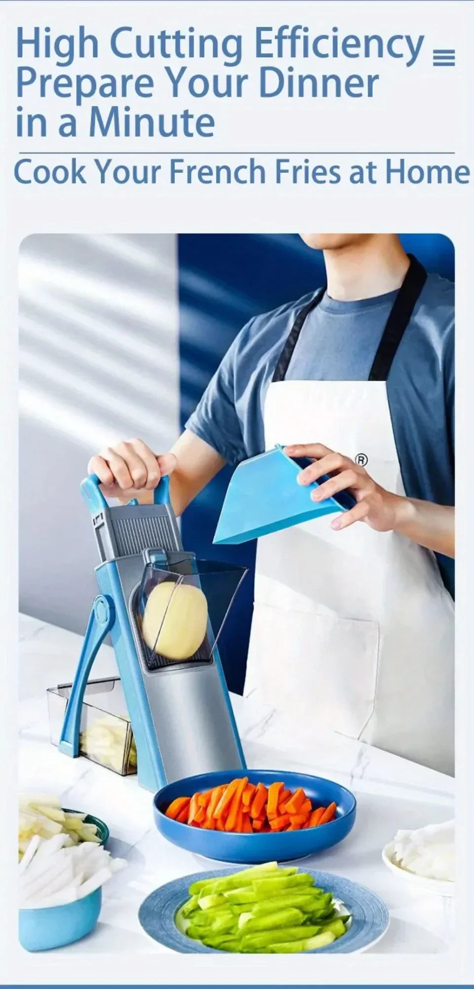 Multifunctional Kitchen Vegetable Cutter Chopper Adjustable Blade Slicer Cooking Gadge Knifes Cutting Kitchen Tool Accessories